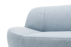 Bequemes Design-Sofa mit stabilen Holzfüßen