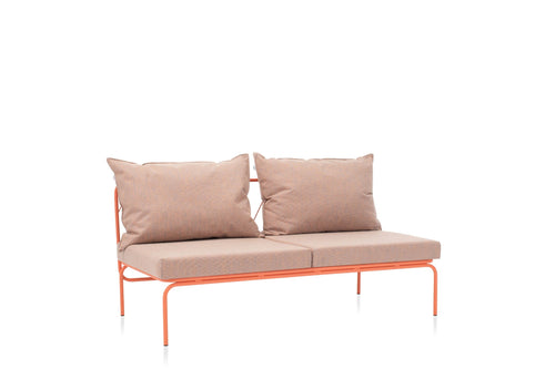 ATAMAN Designer Gartensofa Mittelelement 160 – Seitenansicht