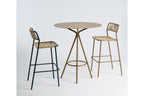 BIANCA Outdoor Bartisch Set mit zwei Barstühlen modernes Design