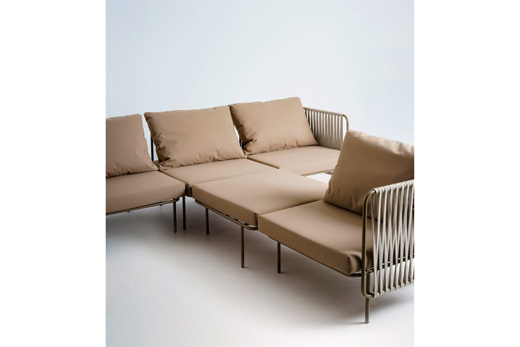 modulare Sofa Landschaft – flexibles Outdoor System