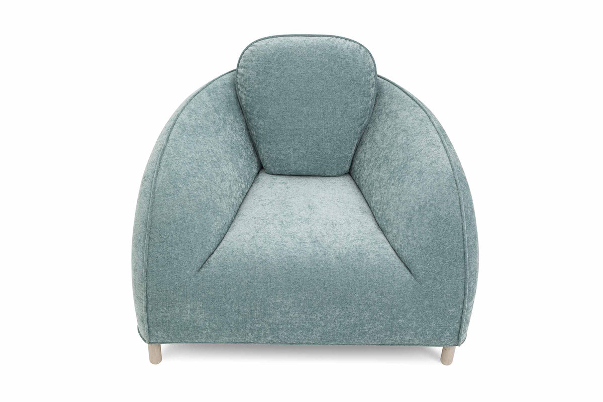 Von oben mit großzügiger Sitzfläche