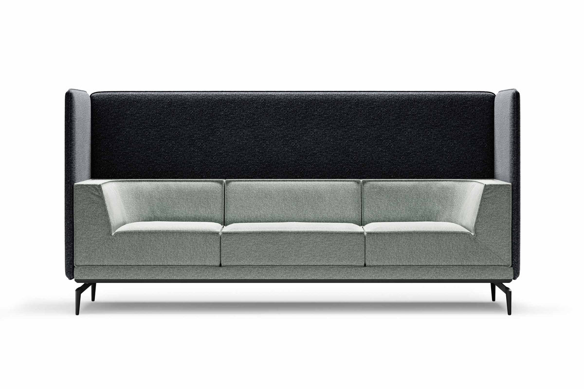 INFINITY ACOUSTIC Designer 3-Sitzer Sofa von EXTRAFORM in Frontansicht