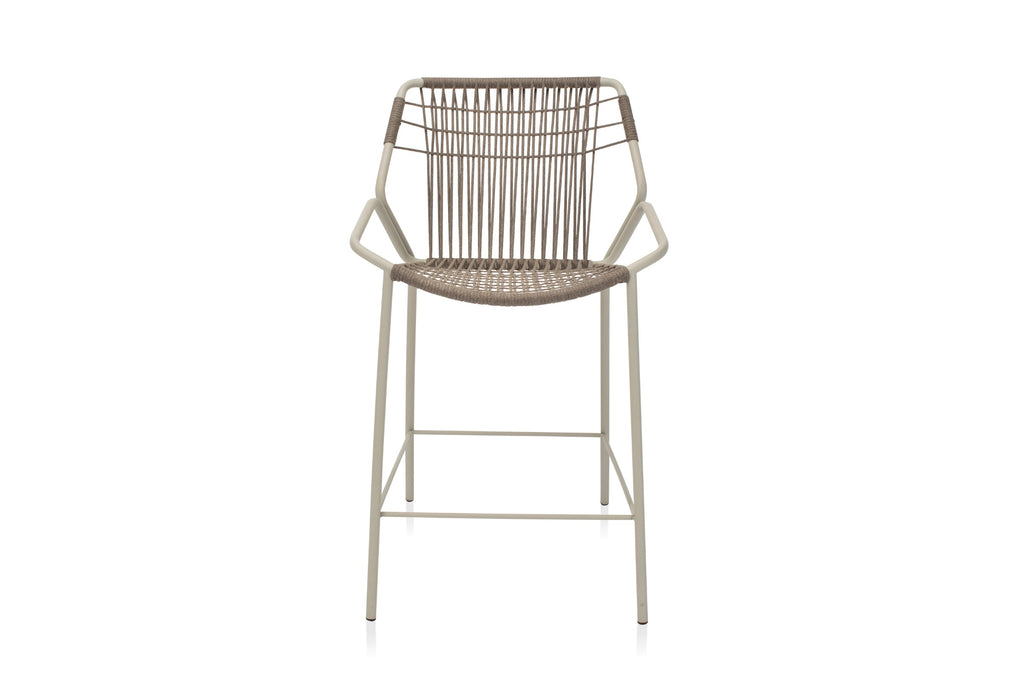 KAPUA Designer Gartenbarstuhl von GARDA – Frontansicht