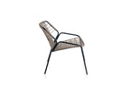 KAPUA Designer Gartensessel von GARDA – Seitenprofil