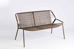 KAPUA Designer Sofa aus Outdoor-Seil – schräge Seitenansicht