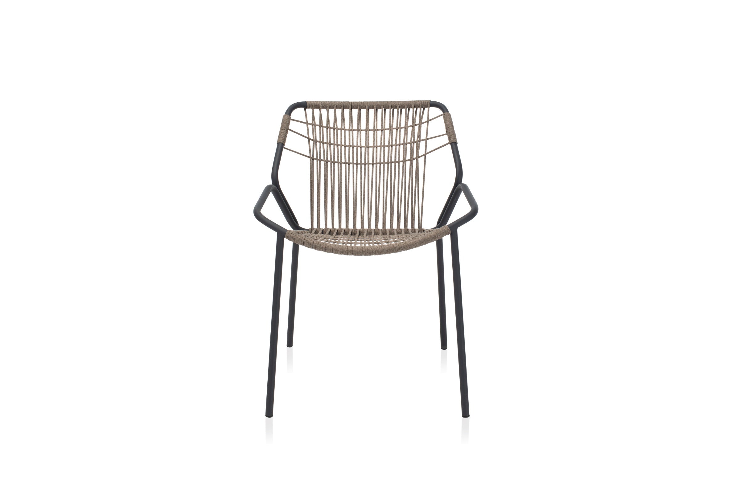 KAPUA Designer Gartenstuhl von GARDA – Frontalansicht