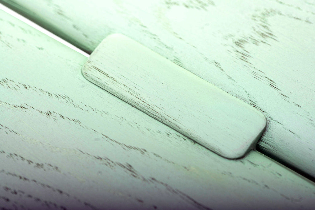 Design-Detail: Verbindungselement des Tisches