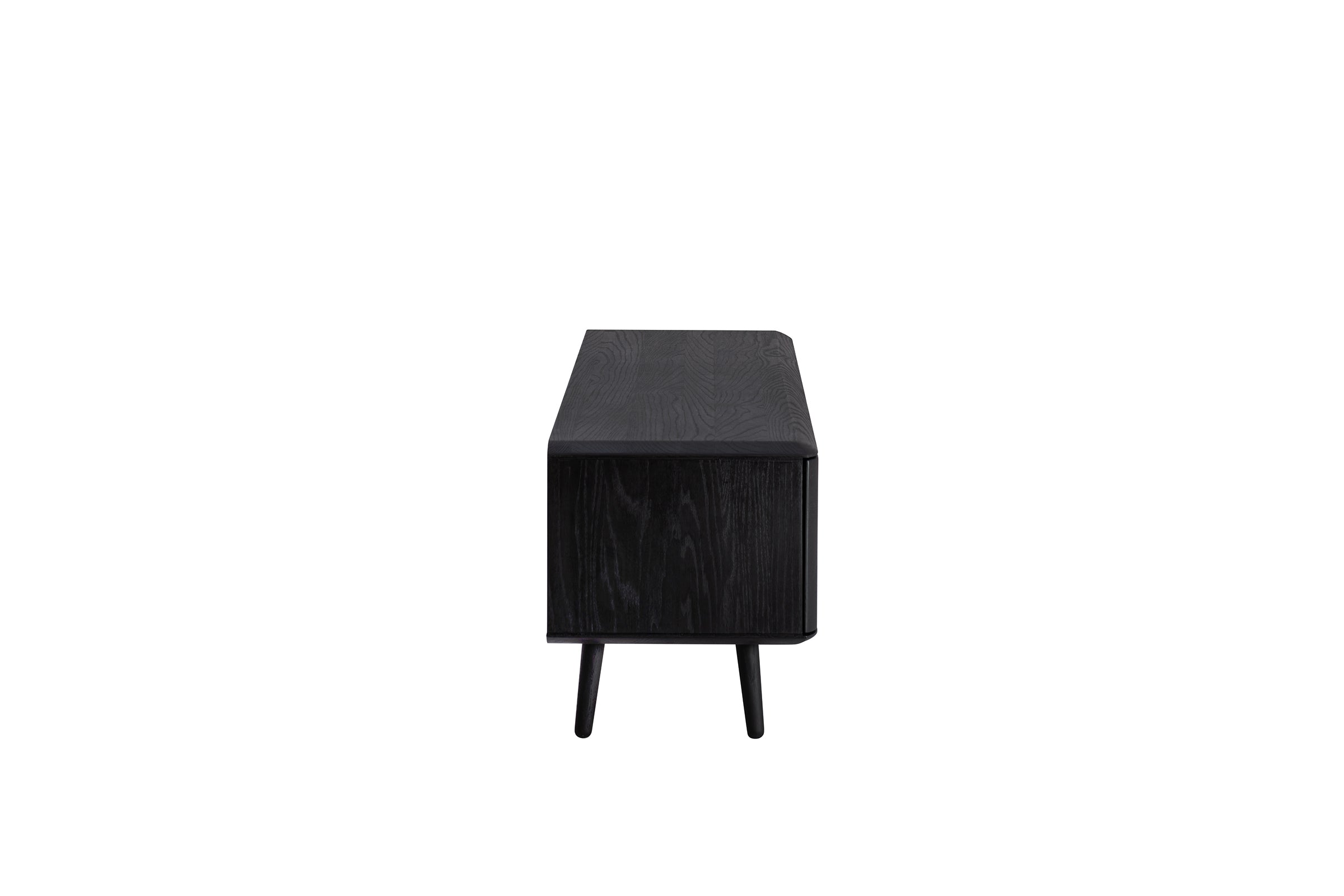 MALIN Lowboard aus Massivholz mit Holzbeinen und Nische - SOLIDMADE | Design Furniture