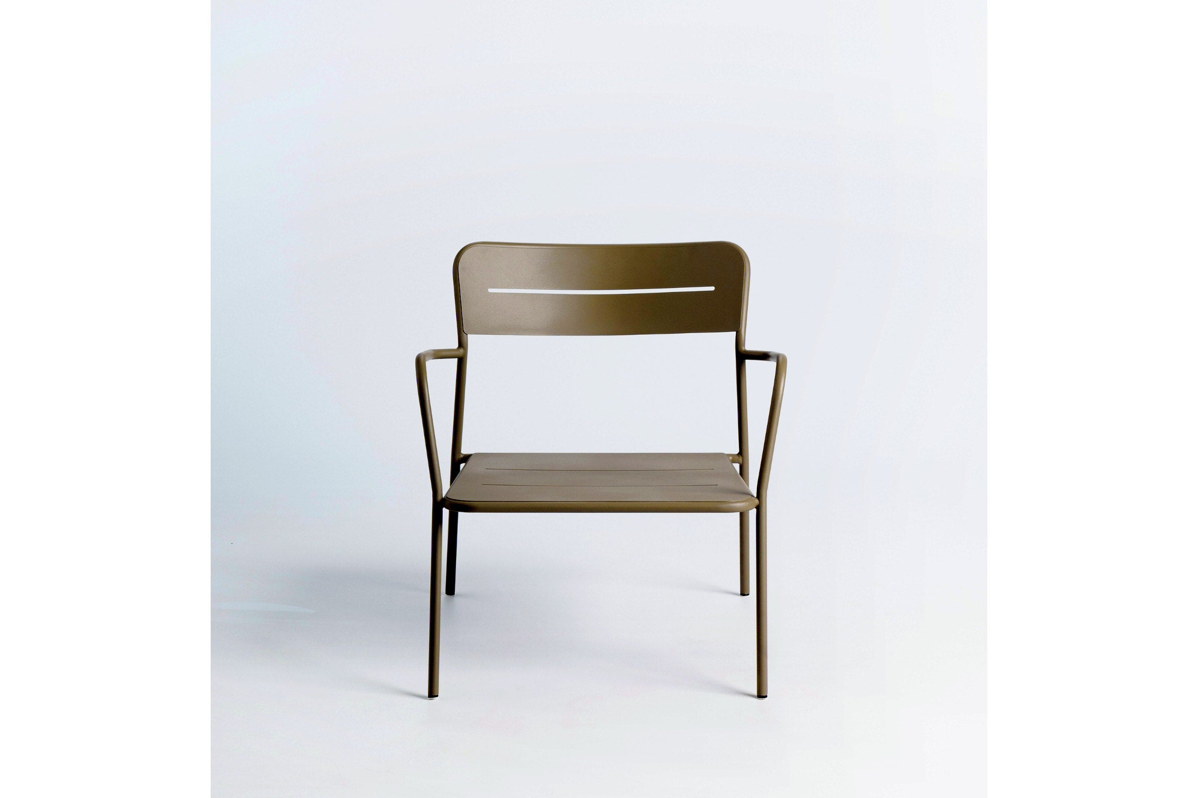 Gartensessel ohne Sitzkissen – komfortabler Outdoor Sessel - Frontansicht