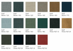 Stoffvarianten von Remix: 123, 163, 223, 242, 433, 773, 823, 852, 933, 982 sowie von Ponza 7027.02, 13, 14, 25, 29, 31