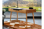 TYKO Massivholz Sekretär von Whiteoak mit Blick ins Freie, elegante Einrichtung