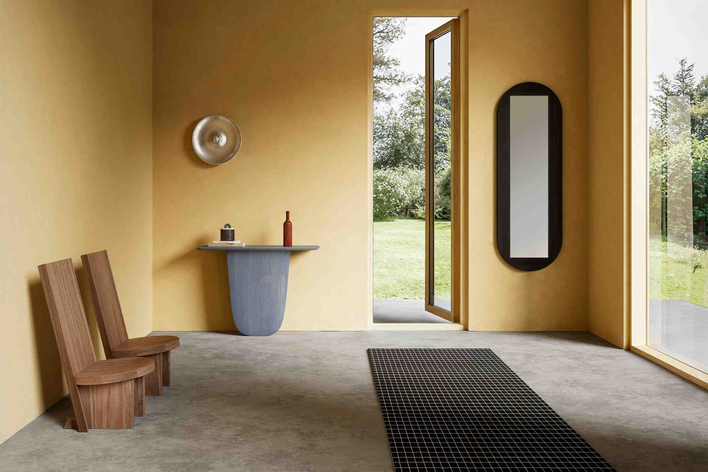 Designer Konsole von Woak in einem modernen Ambiente